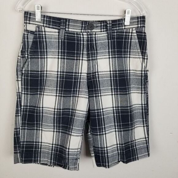 Sonoma‎ Lifestyles Blue and White Plaid Shorts Size 30 - Picture 1 of 7